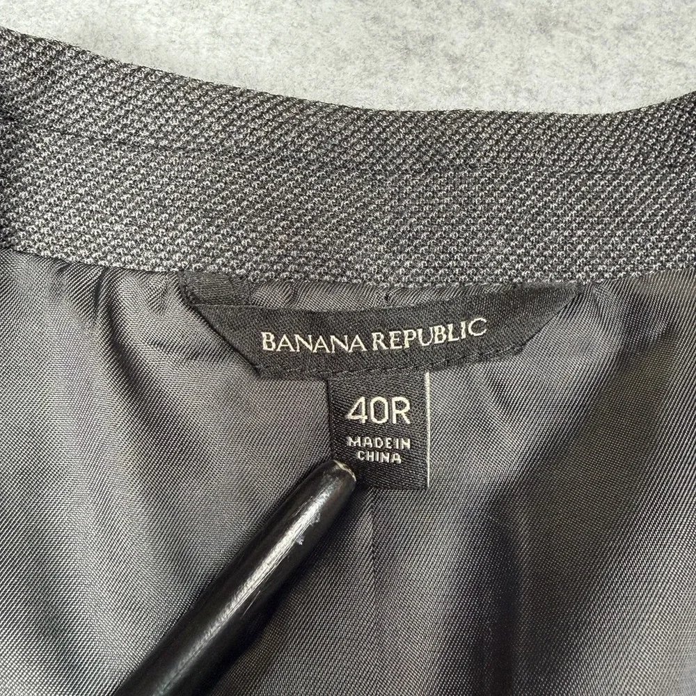 Banana Republic Smart Weight Half Lined Performance Sport Coat Blazer Men's 40 R